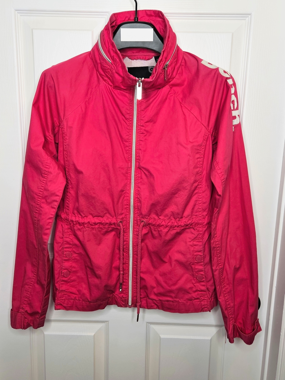 Bench Women's Fuschia Pink Cotton Jacket Full-Zip Size M